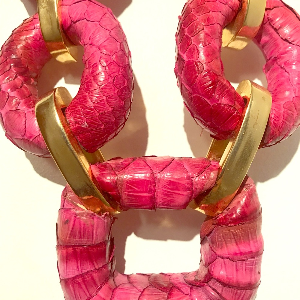 Kara Ross python necklace